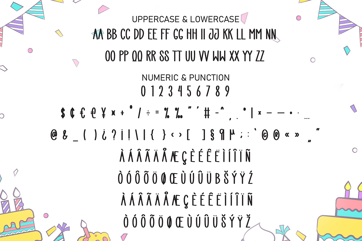 Happy Birthday | Script Font, a Script Font by Scratchones (Photo 7 of 8)