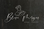 Bomtrys Script Font & Illustrations, a Script Font by CallMeStasia (Thumbnail 7 of 13)