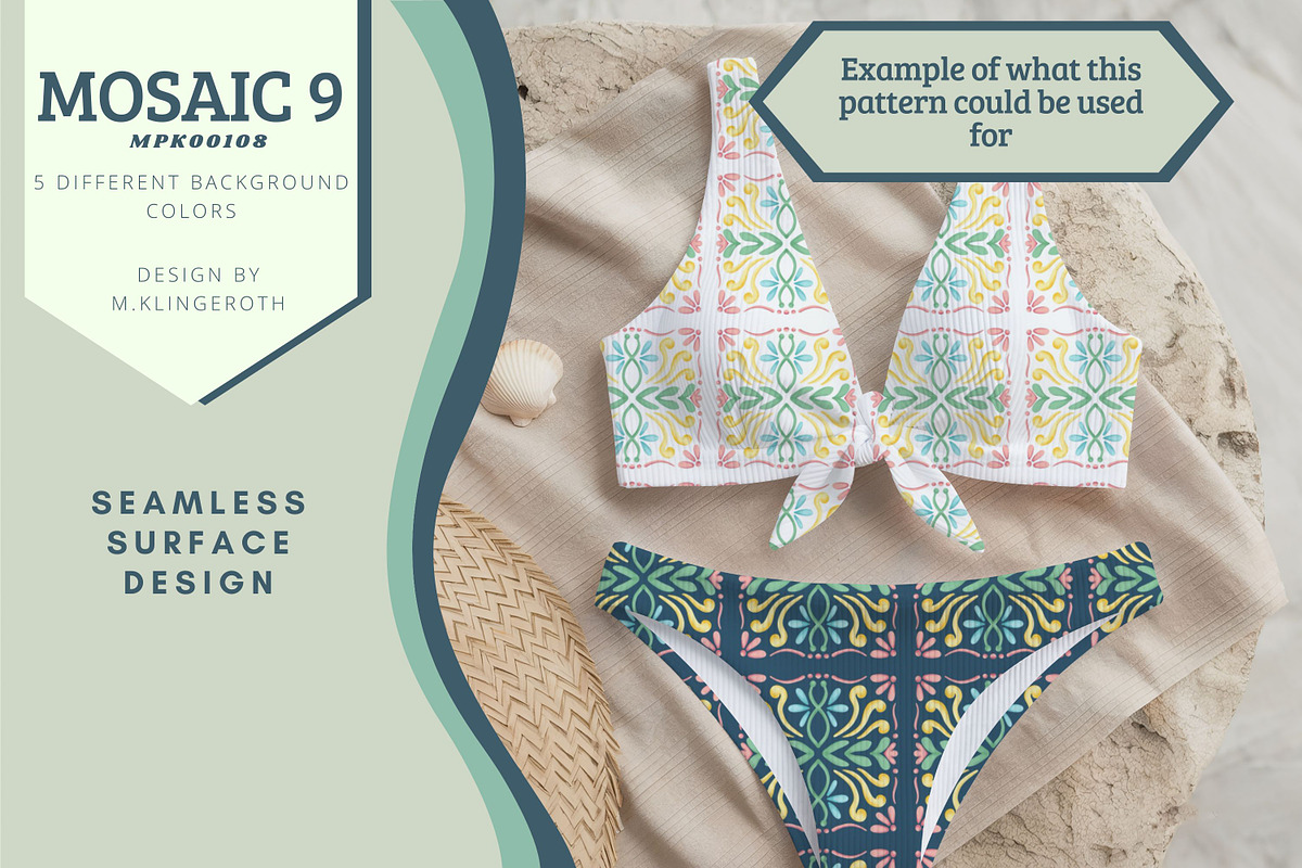 Mosaic 9, MPK00108, a Pattern Graphic by MissPerfectKaos (Photo 2 of 11)