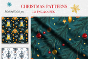 Christmas Magic Watercolor Clipart, a Seasonal Illustration by DiashaArt (Thumbnail 15 of 18)