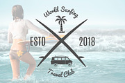 Surfing Bundle, an Illustration by Vector Market (Thumbnail 1 of 12)