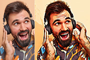 Cartoonic Photoshop Effect, an Action Add-On by DesignCave (Thumbnail 2 of 5)
