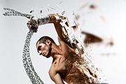Shatter Photoshop Action preview 6