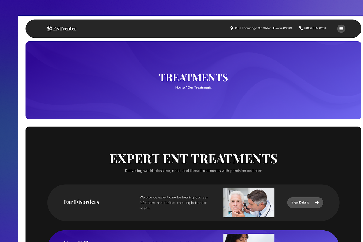 ENTcenter - Medical Website Template