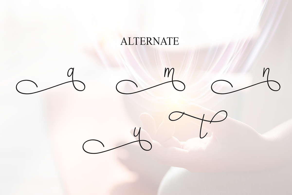 Spiritual | Script Font, a Handwritten Font by Scratchones (Photo 8 of 9)