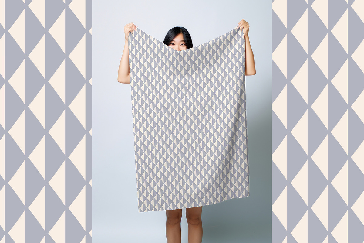 Bright Triangles, a Pattern Graphic by MalyskaStudio (Photo 7 of 13)