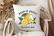 Keep It Zesty Sunshine Club PNG, an Illustration by Libby Wishes (Thumbnail 3 of 6)