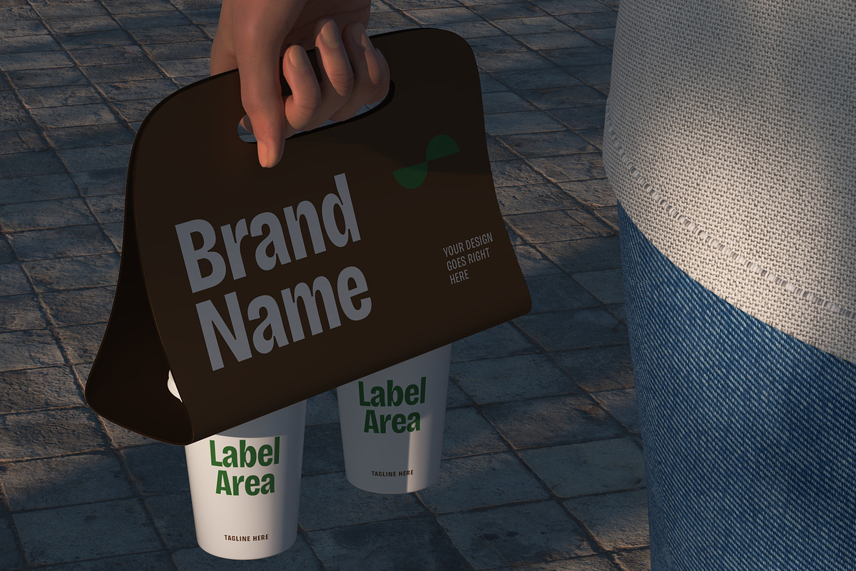 Coffee Cup Holder Mockup, a Cups & Container Mockup by graphicook (Photo 4 of 4)
