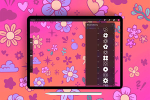 155 Procreate Kawaii Basic Stamps