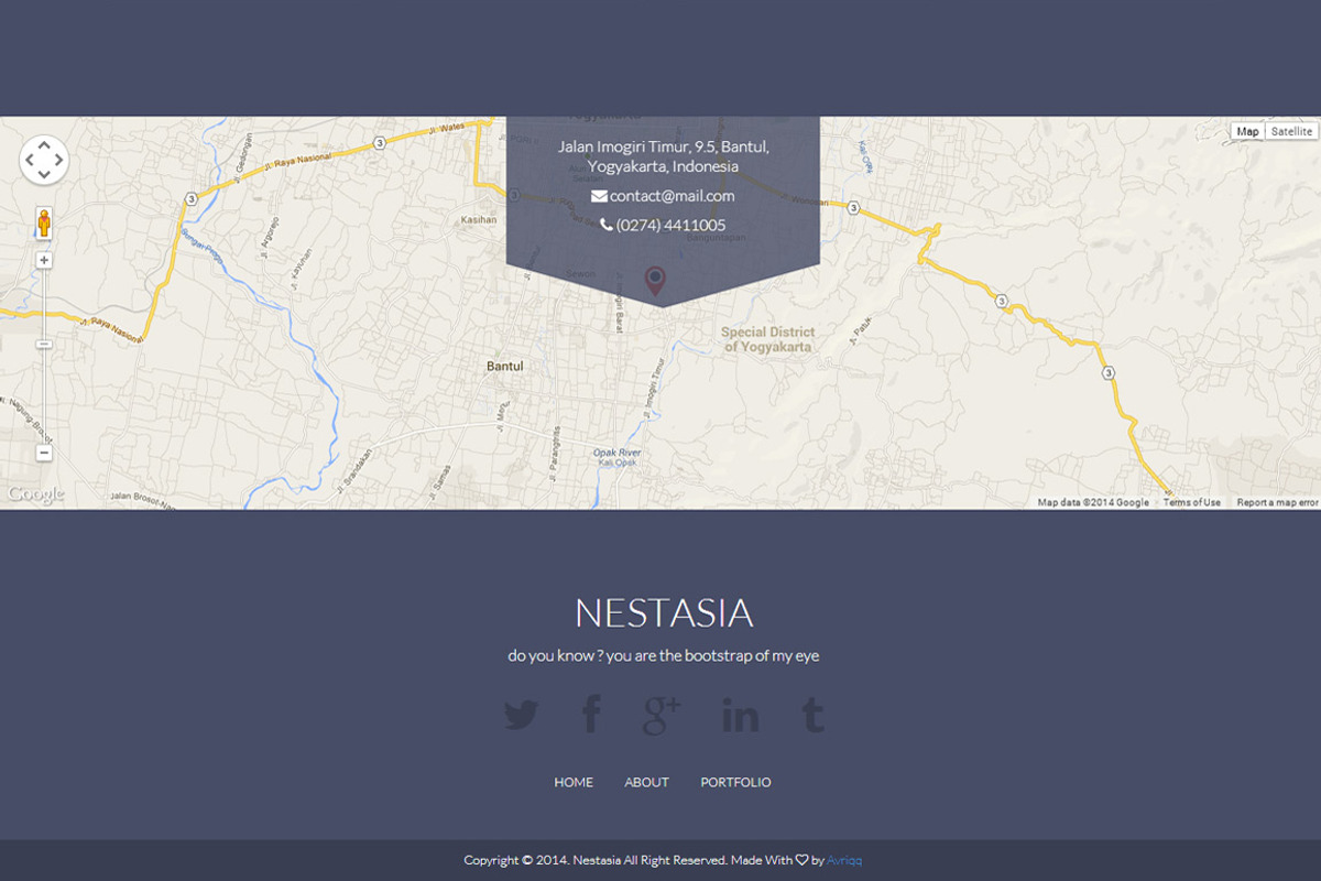 Nestasia - Onepage Resume Template, a Bootstrap Template by TemplateNinja (Photo 2 of 2)