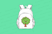 Cute Forest Characters Outline, a Seasonal Illustration by Palau (Thumbnail 2 of 12)