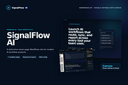 SignalFlow AI WordPress Website Kit, a WordPress Template by Fixstable Studio (Thumbnail 1 of 14)