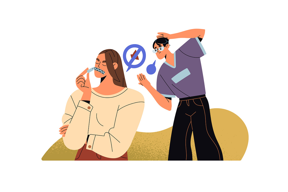 Toxic relationships concept set, a Person Illustration by PaperTrident (Photo 6 of 7)