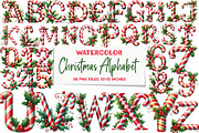 Christmas Alphabet Clipart Bundle, an Illustration by DreamArtGraphic (Thumbnail 1 of 6)