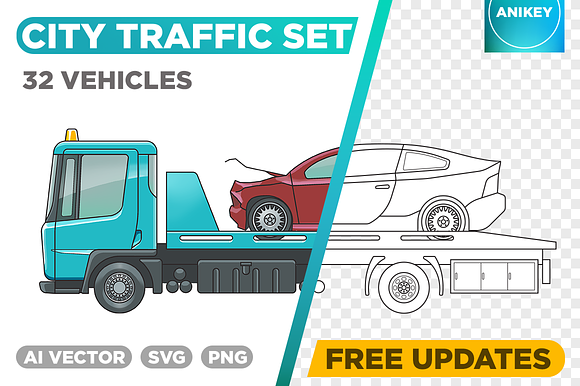 City Traffic Set. Sale! preview 6