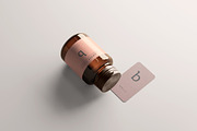 Amber Glass Bottle Mockups, a Cups & Container Mockup by pmvch (Thumbnail 16 of 20)