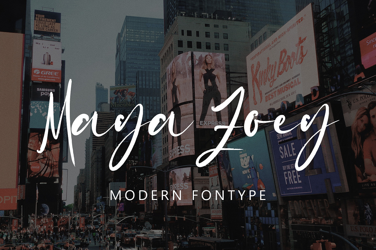Maya Zoey, a Handwritten Font by HaKi Studio (Photo 1 of 5)