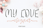 MY LOVE elegant, a Script Font by Letter-P (Thumbnail 1 of 10)