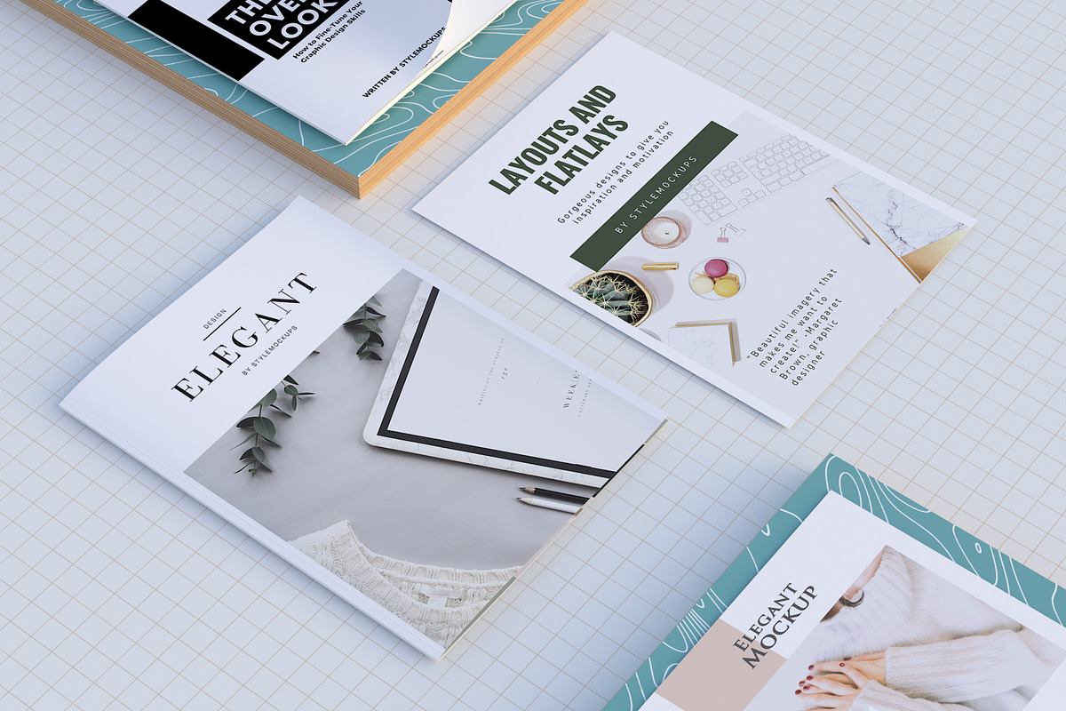 Magazine/Poster Mockups, a Print Template by StyleMockups (Photo 5 of 6)