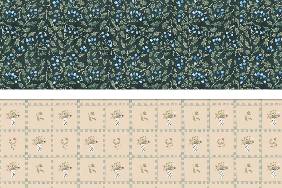 Cottagecore Storybook Pattern Bundle, a Pattern Graphic by Mieken Petra Designs (Photo 3 of 7)