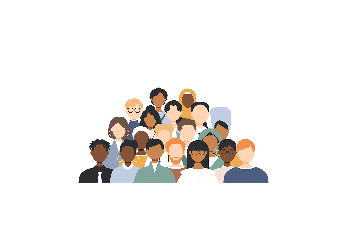 Group of people collection, a Person Illustration by Stafeeva (Photo 6 of 6)