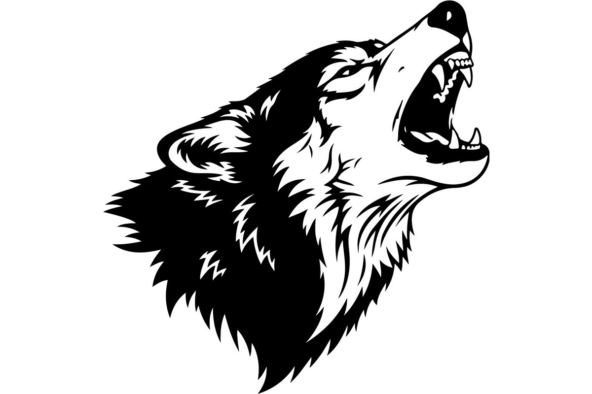 Premium Alpha Wolf Illustration, an Animal Illustration by Designer_Momina (Photo 15 of 18)