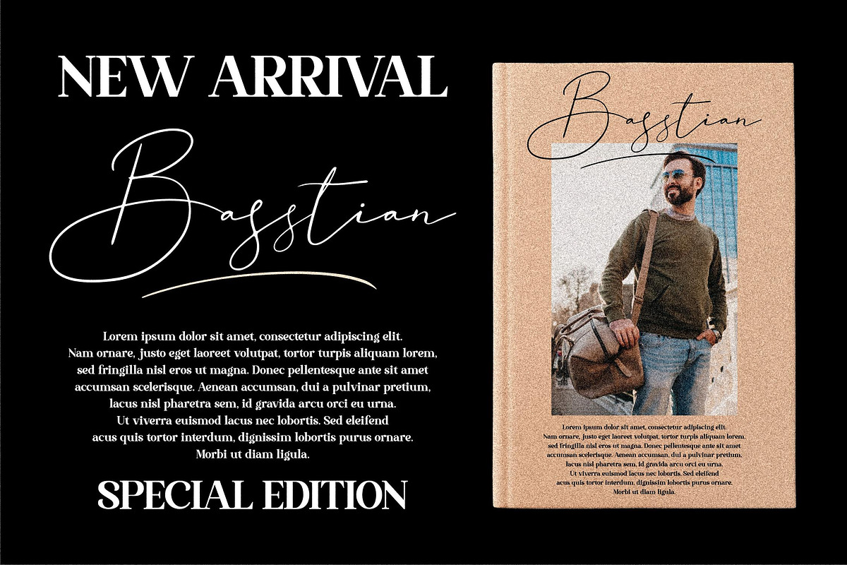 Basstian Signature LS, a Script Font by GranzCreative (Photo 17 of 18)