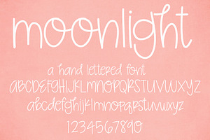 Moonlight Handwritten Script Font