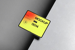 Tablet Mockup with Minimal Design, a Product Mockup by kreatifreya