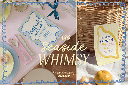 Seaside Whimsy - illustration & more, an Object Graphic by Purple