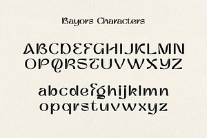 Bayors Psychedelic Display Font