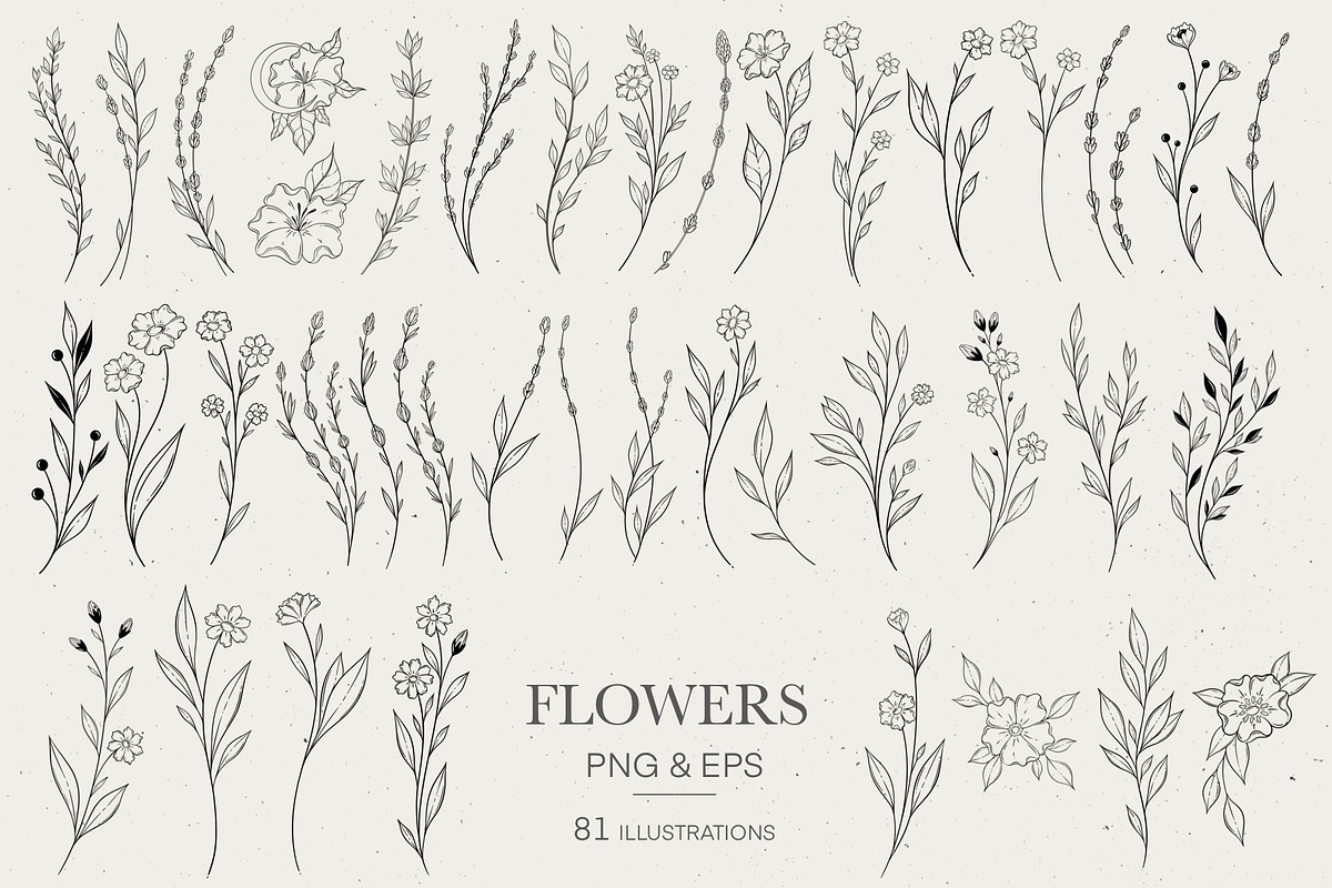 Women & flowers BUNDLE, a Graphic by heyXeni (Photo 56 of 68)