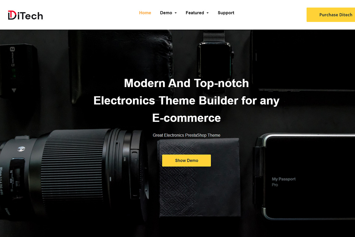 Leo Ditech Electronics & Gadgets Pre, a Websites & App Template by LeoTheme (Photo 1 of 11)
