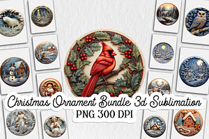 Christmas Ornament Bundle 3d