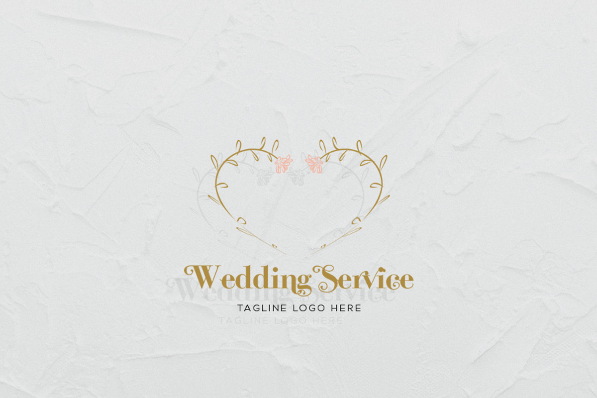 premium wedding service, a Branding & Logo Template by design_mong