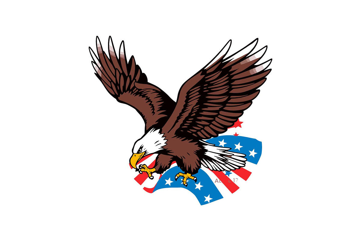 USA Eagle Heart Icons Bundle, an Object Graphic by yasushie (Photo 7 of 12)