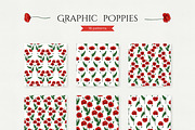 Graphic poppies. Vector set., a Pattern Graphic by TaityG (Thumbnail 11 of 12)
