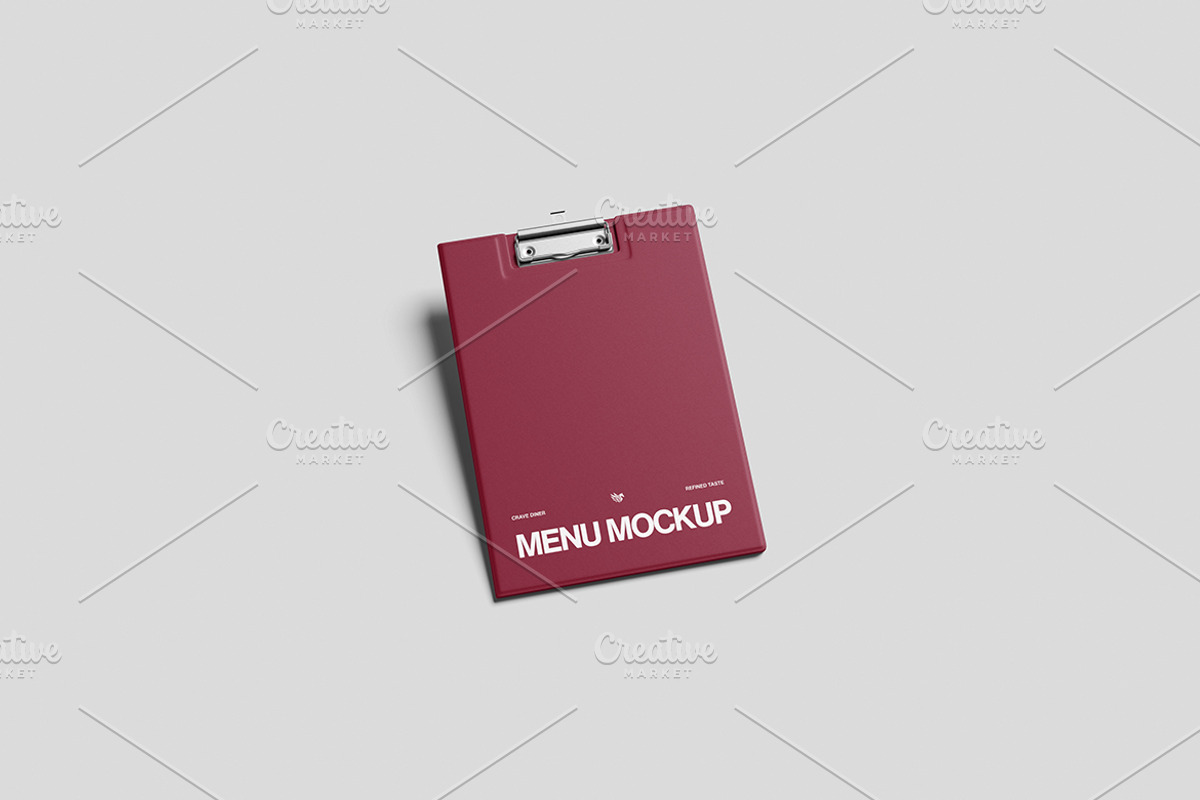 Restaurant Menu Mockup, a Books & Magazine Mockup by Gatamotion (Photo 5 of 5)