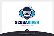 Scuba Diver Logo Template, a Branding & Logo Template by LOGOMAGINE (Thumbnail 5 of 16)