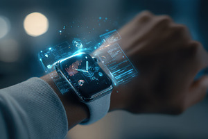 Watch features digital display, a Photo by Beautiful things