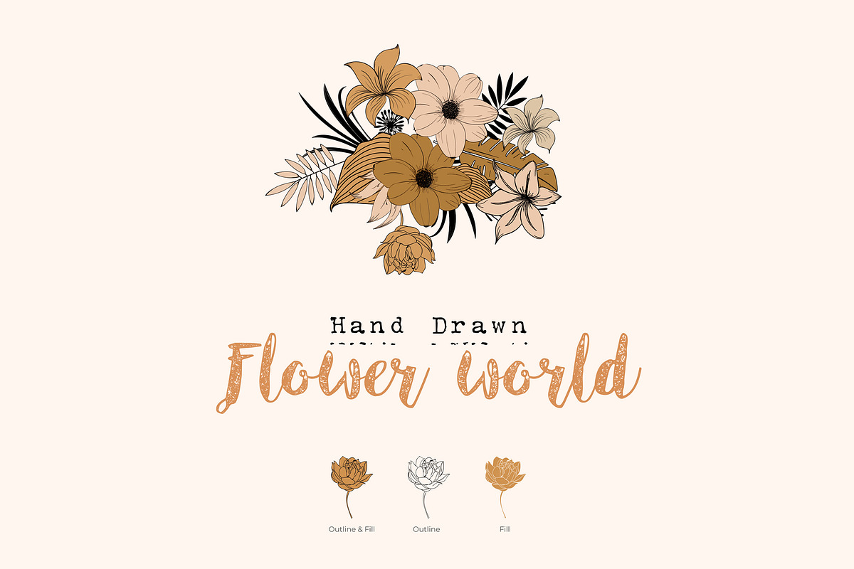 Hand Drawn Flower World, an Illustration by Suvham Roy (Photo 7 of 7)