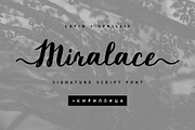 Miralace Cyrillic Script Font, a Script Font by IraDvilyuk (Thumbnail 1 of 10)
