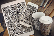 Coffee Graphics Patterns, a Pattern Graphic by BALABOLKA (Thumbnail 6 of 6)