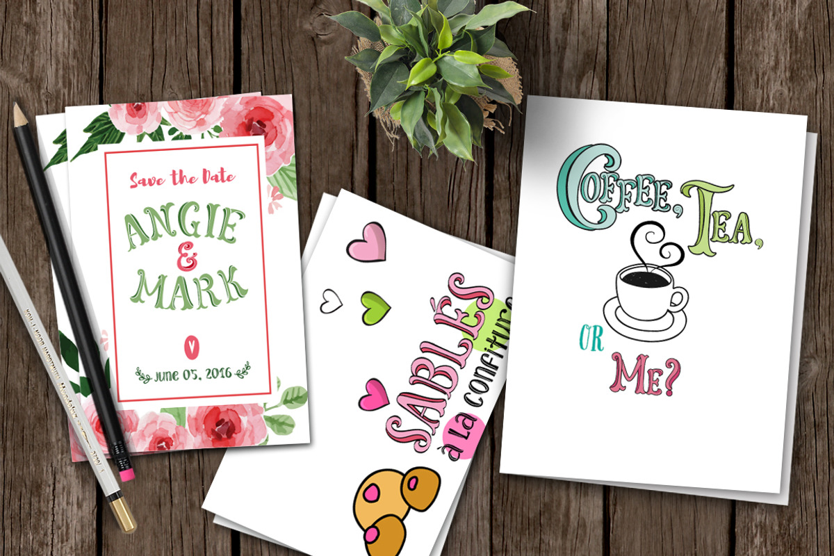 Cafe de Paris, Typeface with Bonus preview 2