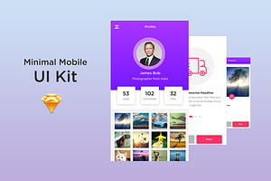 SW Minimal Mobile UI Kit
