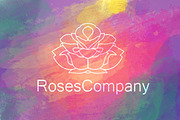 50 Rose Flowers: Logo Bundle, an Icon by Daria Volyanskaya (Thumbnail 2 of 5)