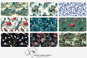 70 assorted Asian seamless pattern, a Pattern Graphic by Poppy Lane Studio (Thumbnail 6 of 10)