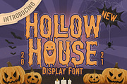 Hollow House - Scary Font, a Font by Letterhend Studio (Thumbnail 1 of 9)