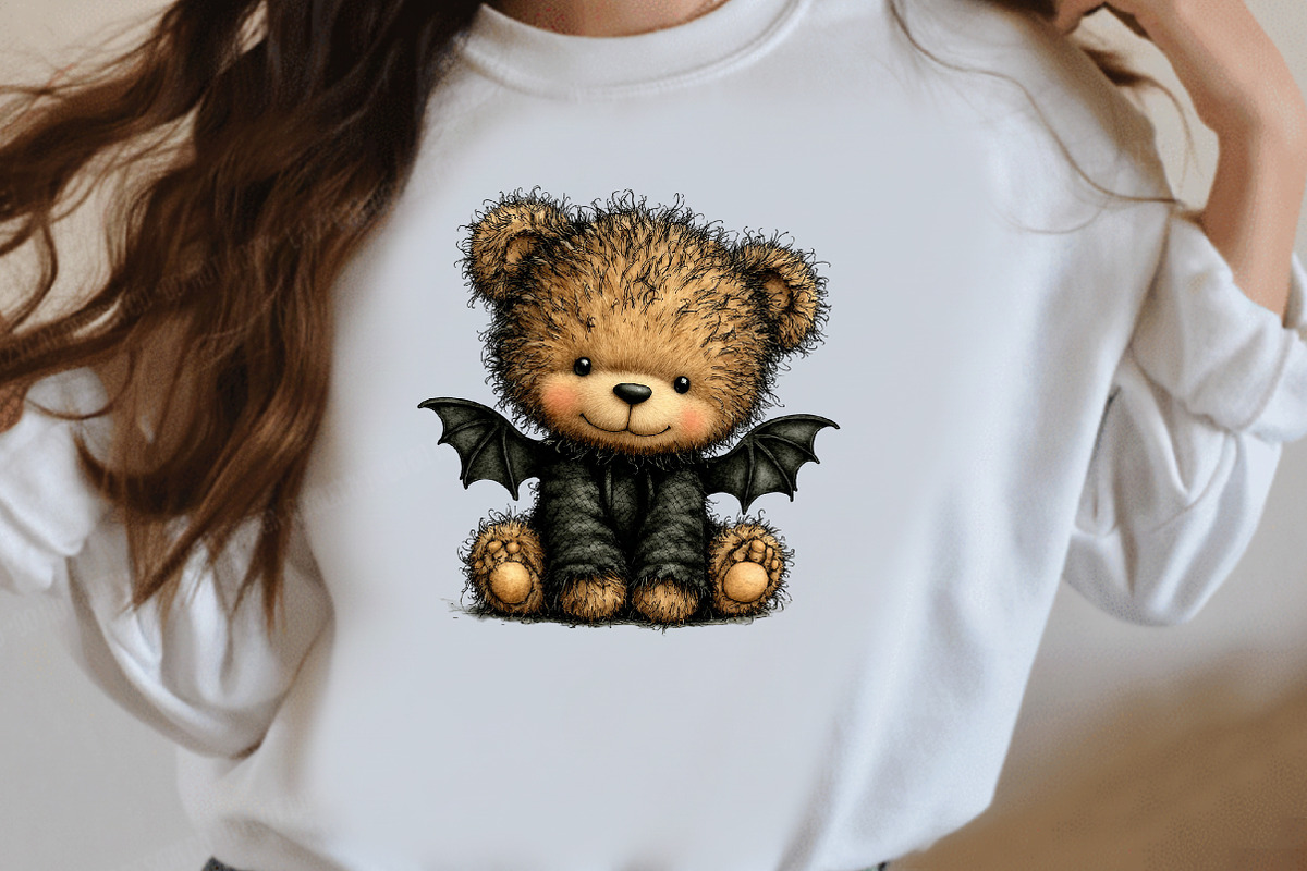 Whimsical Halloween Teddy Bear, a Seasonal Illustration by Designworld (Photo 6 of 7)