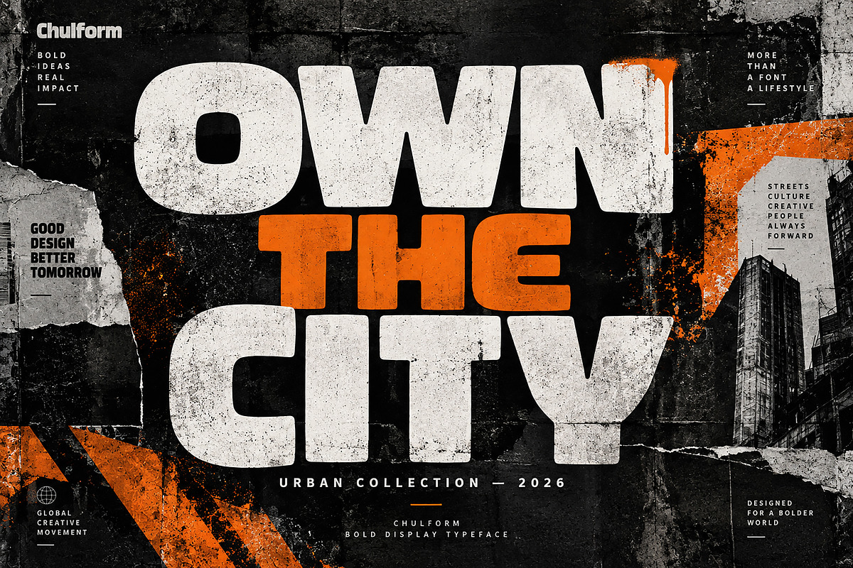 Chulform - Bold Display Typeface, a Script Font by Wow Magic (Photo 4 of 6)